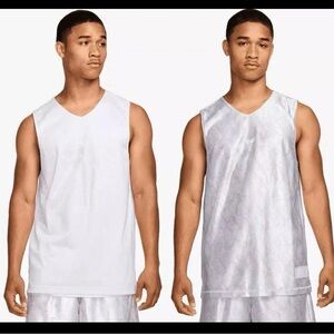 NWT Mens Nike Kobe White Reversible Mesh Jersey Vapor FZ0934-100 Tall Sz S